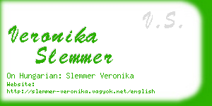 veronika slemmer business card